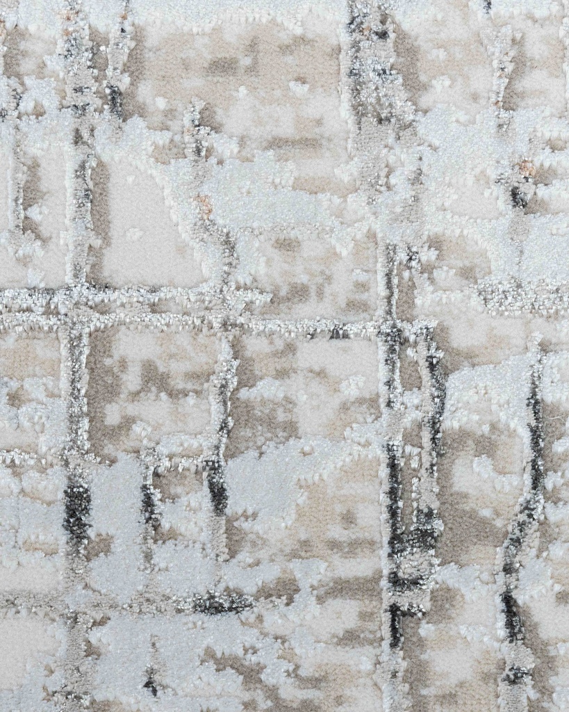 GAMZE T2355 GRIS CREMA 160*230 TAPETE - LN