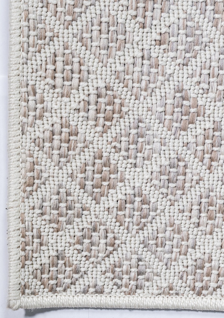 NUBIA E1005 BEIGE/ CAFÉ 240x330cm TAPETE PARA EXTERIOR - LN