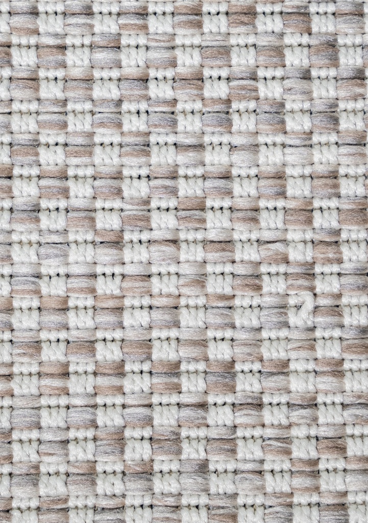 NUBIA E1010 BEIGE/ CAFÉ 240x330cm TAPETE PARA EXTERIOR - LN