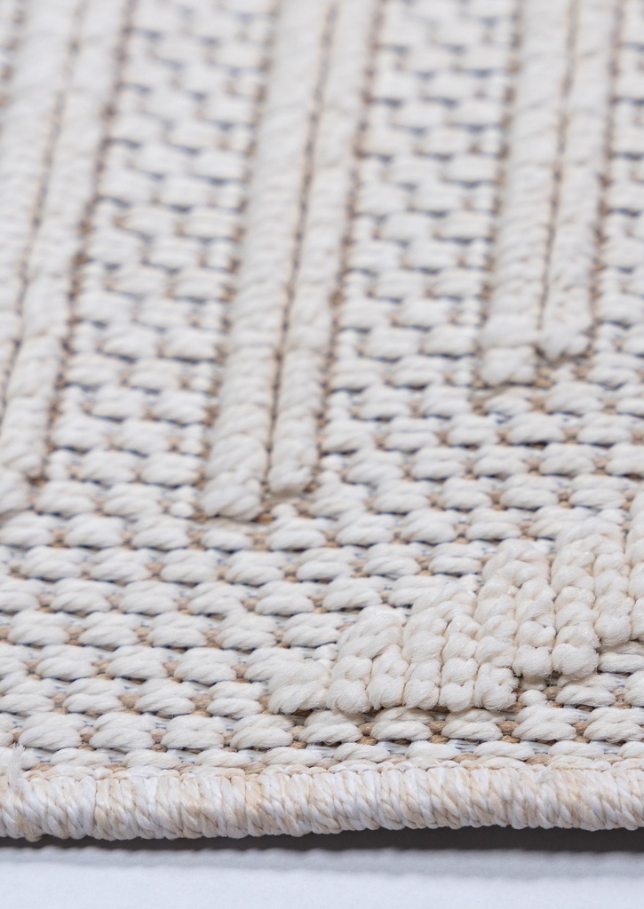 GINA R2003 CREMA BLANCO 300*400 TAPETE PARA EXTERIOR - LN