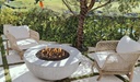 CONCRETE BOWL FIREPIT CHIMENEA 70cm - HF