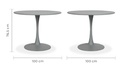 VITTORIA MESA CIRCULAR PARA EXTERIOR 100cm BLANCA - JM26. *quedan pocos consultar disponbilidad