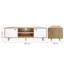 CASTELLA MUEBLE TV CREDENZA 130x40 - JM26.