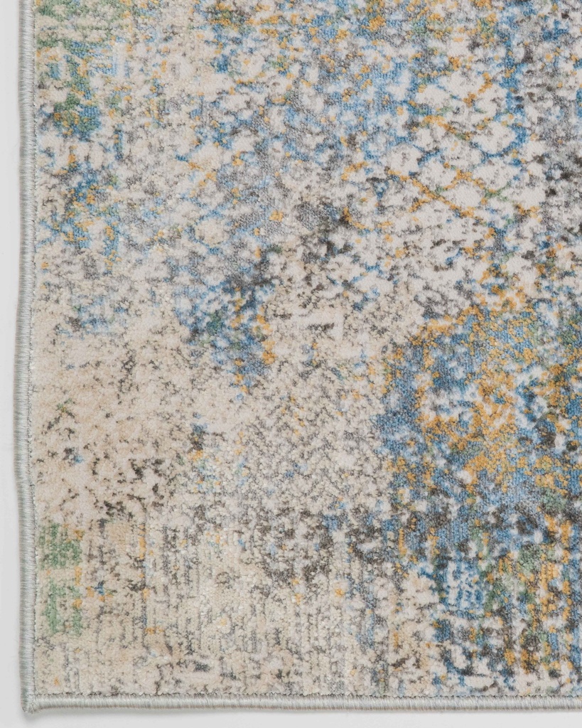 ADARA T2257 VERDE ORO GRIS 160*230 ALFOMBRA TAPETE - LN