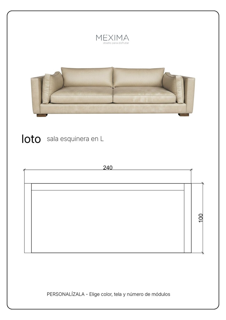 LOTO LOVE SEAT - EC25