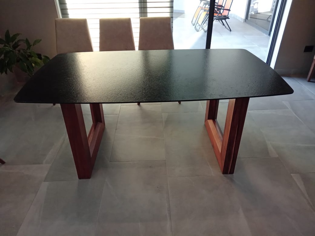PIEDRA RECTANGULAR 135x270cm MESA DE COMEDOR - MG25