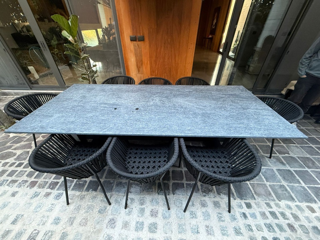 PIEDRA RECTANGULAR 135x270cm MESA DE COMEDOR - MG25
