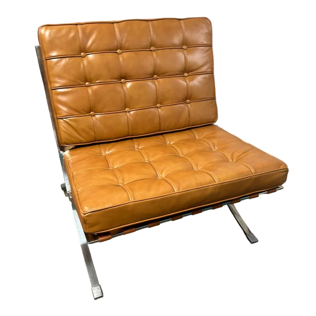 BARCELONA SILLON REPLICA AVIÑON PIEL CAFE - MO26
