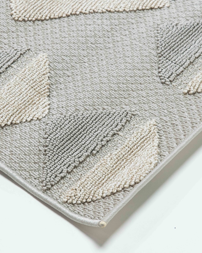 FORZA T2367 CREMA GRIS 200*290 TAPETE PARA EXTERIOR - LN