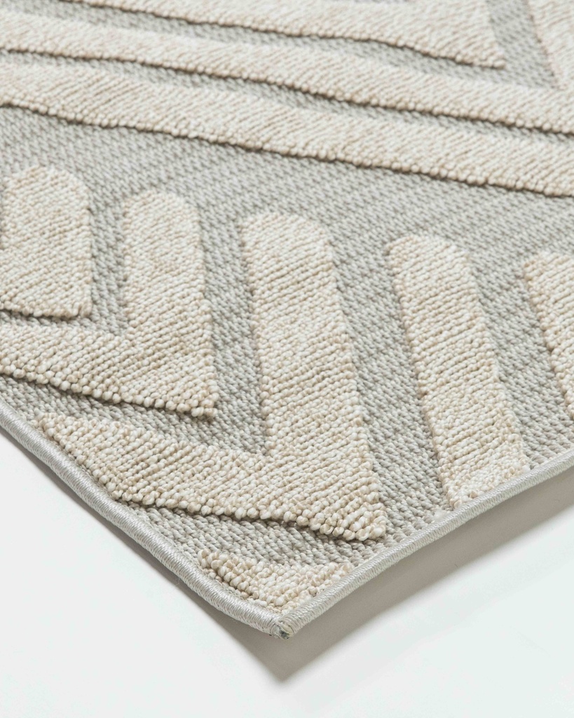 FORZA T2372 CREMA GRIS 300x400cm TAPETE PARA EXTERIOR - LN