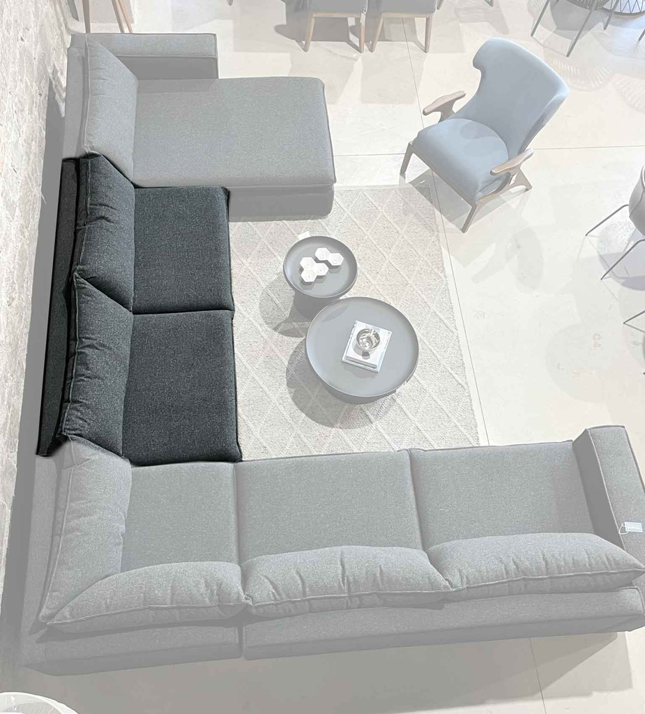 JAZMIN LOVE SEAT SIN BRAZOS - EC25