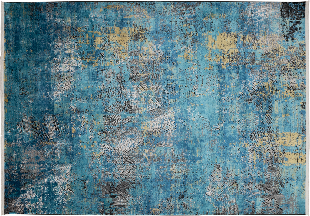 CIVITA T2265 TURQUESA GRIS ORO 240*340 TAPETE - LN26 *  - consultar disponibilidad quedan pocos