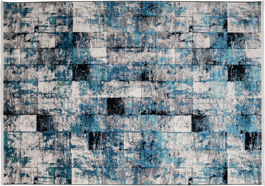 CIVITA T2266 TURQUESA GRIS ORO 300*400 TAPETE - LN26 - Quedan pocos