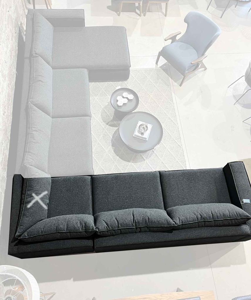 PAULETTE SOFA CON 2 BRAZOS - EC25