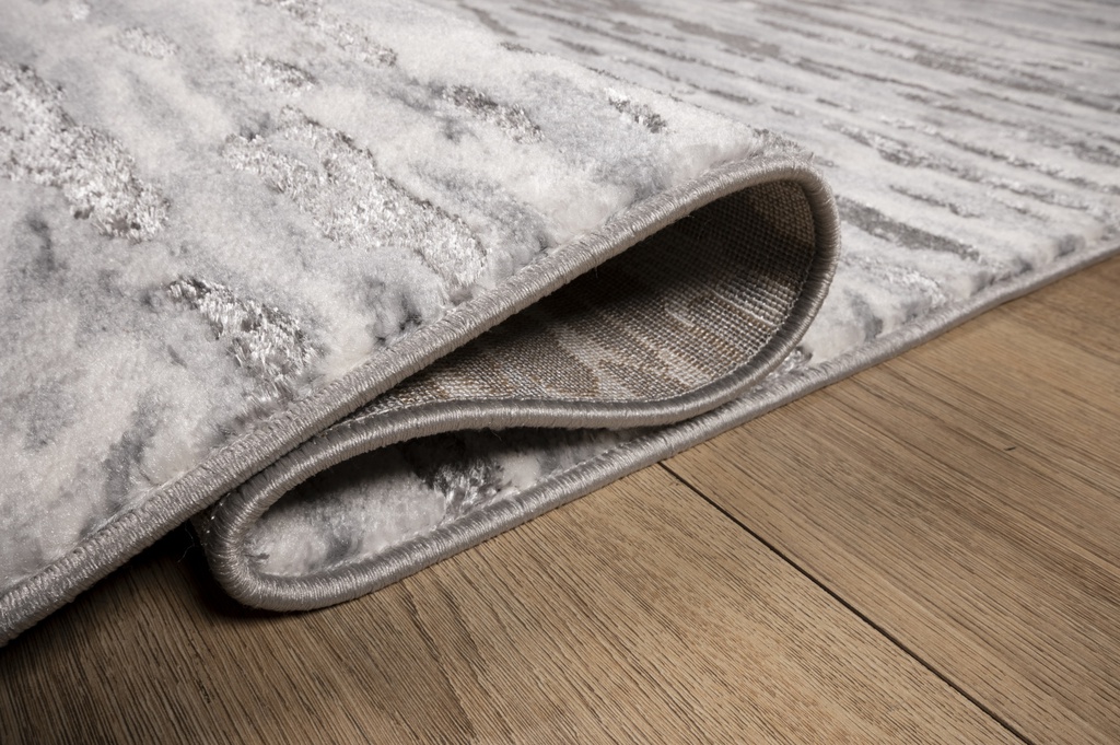 SAMIRA U5002 GRIS PLATA 200*290 TAPETE - LN26   *  - consultar disponibilidad quedan pocos