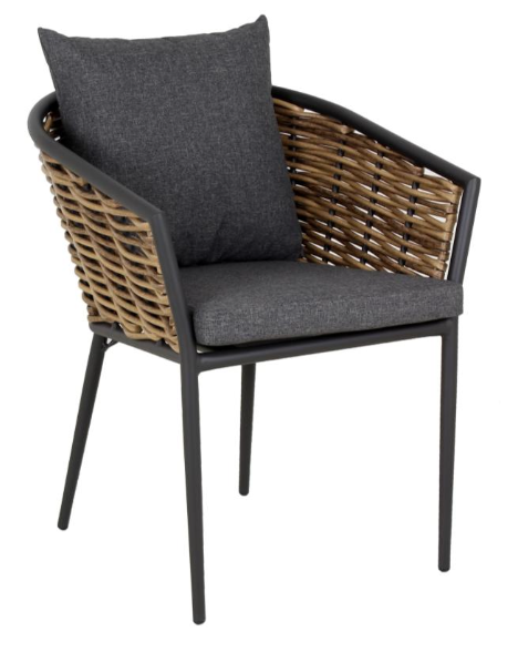 LANAI SILLA PARA EXTERIOR CON COJINERIA - M25