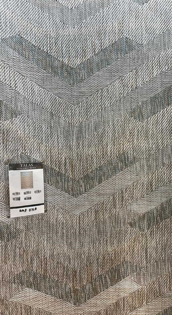 TALAS T2316 GRIS CREMA 240*340 TAPETE PARA EXTERIOR - LN26  - consultar disponibilidad quedan pocos