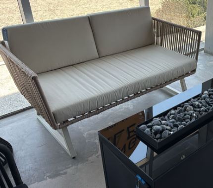 SAN BLAS LOVESEAT TEJIDO PARA TERRAZA - X25 *pieza outlet