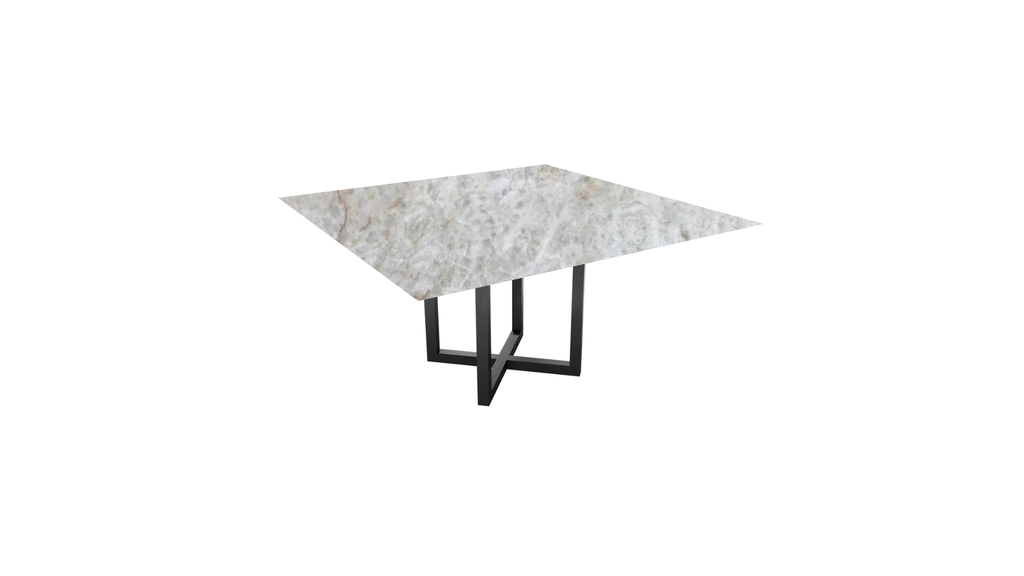 PIEDRA CUADRADA 150x150cm MESA DE COMEDOR - MG25