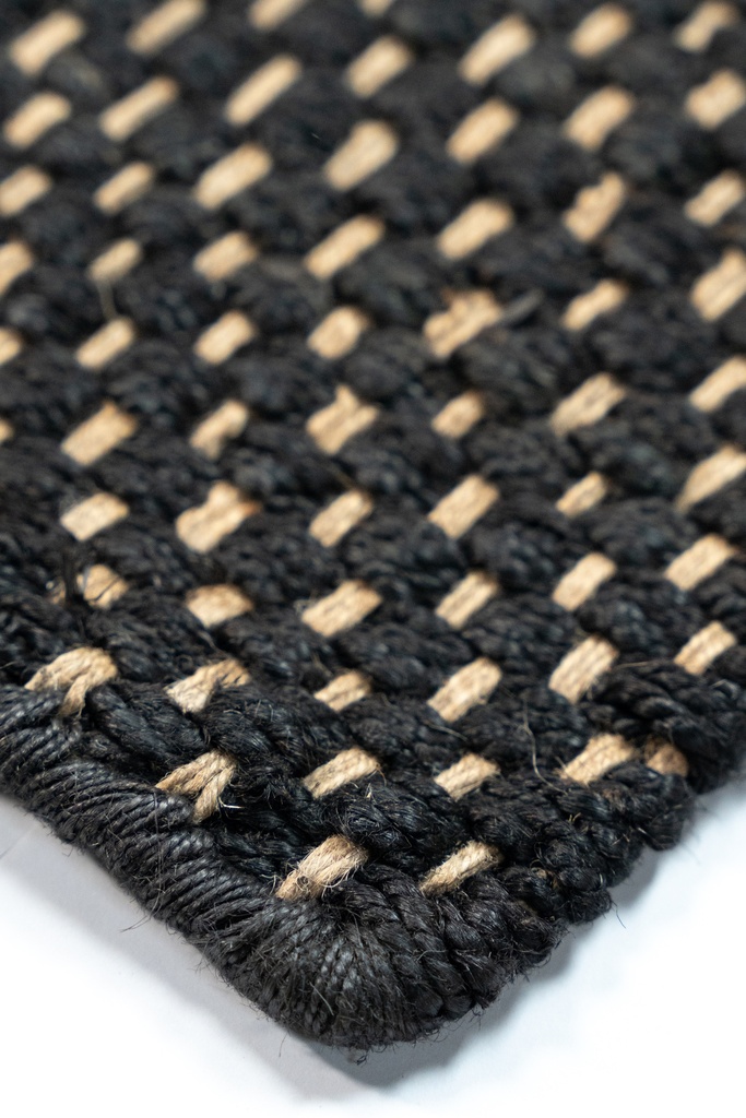 GANGES D2041 NEGRO 60*90 TAPETE - LN26