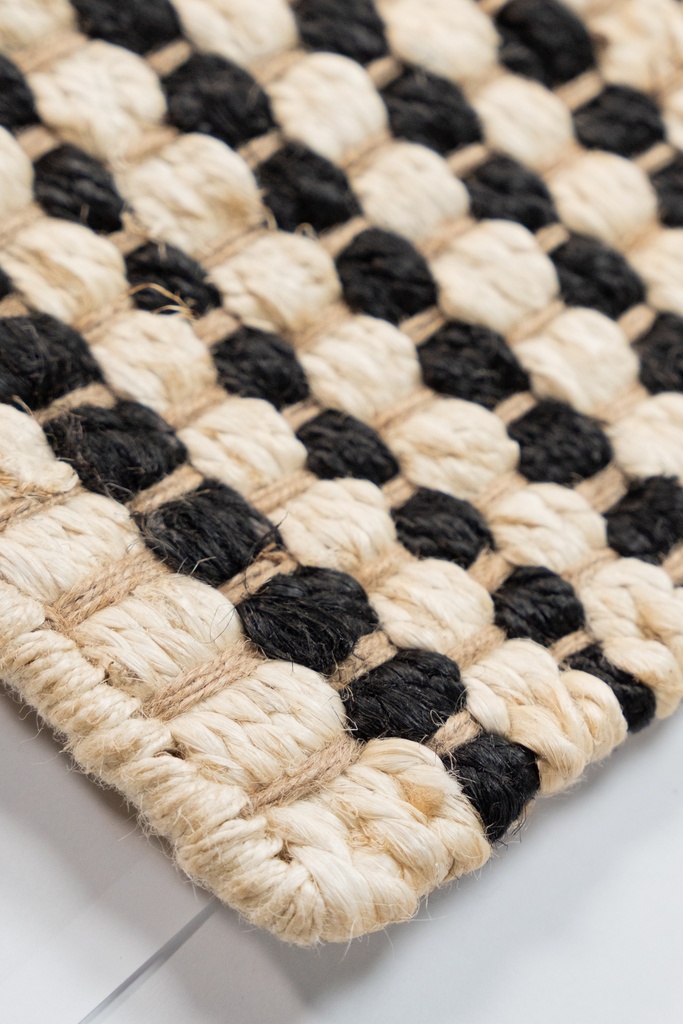 GANGES D2043 NATURAL NEGRO 60*90 TAPETE - LN26  - consultar disponibilidad quedan pocos