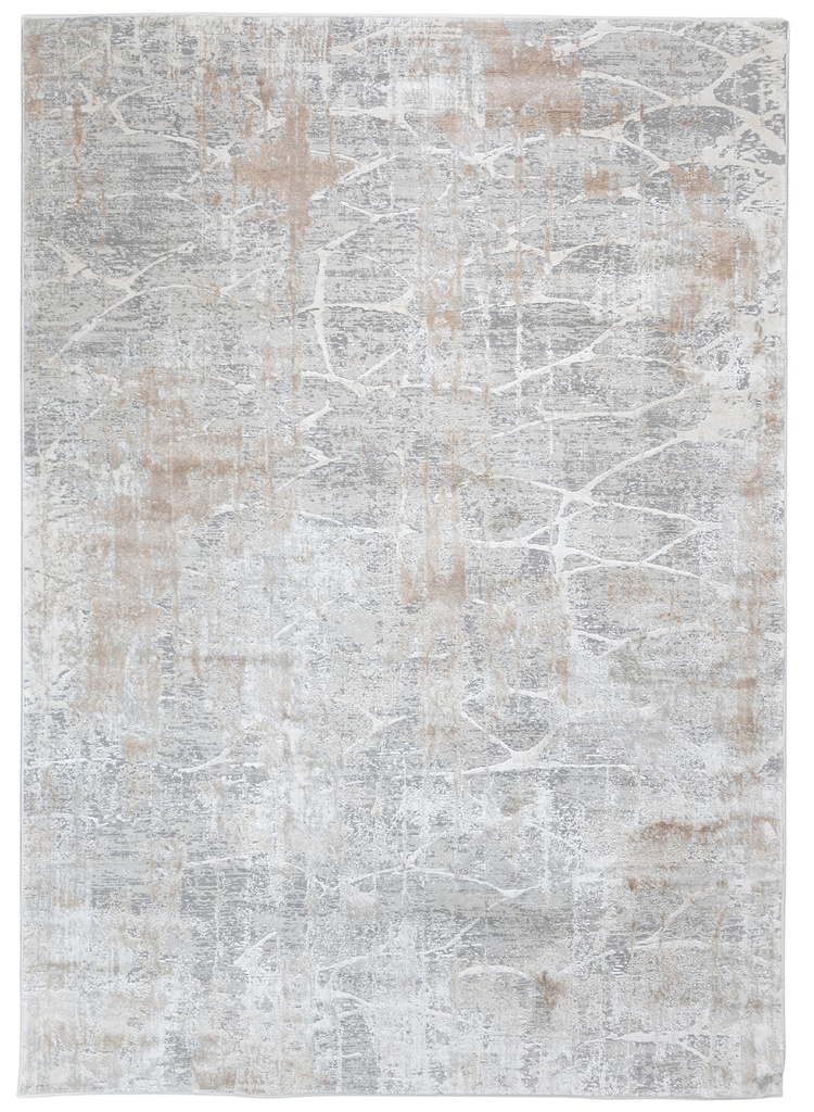 KEMER T2388 CREMA GRIS BEIGE 160*230 TAPETE - LN26