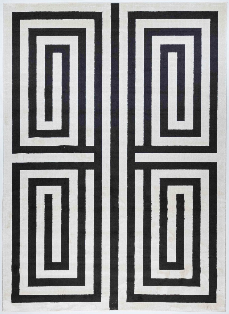 OPTIKA T9043 CREMA NEGRO 160*230 TAPETE - LN26  - consultar disponibilidad quedan pocos