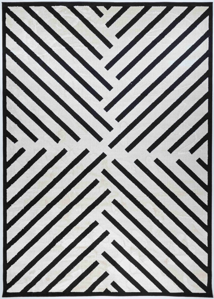 OPTIKA T9050 CREMA NEGRO 200*290 TAPETE - LN25