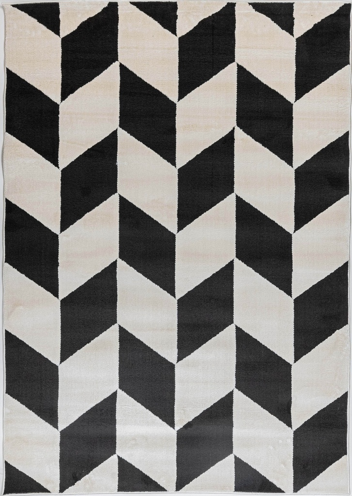 OPTIKA T9052 CREMA NEGRO 160*230 TAPETE - LN26