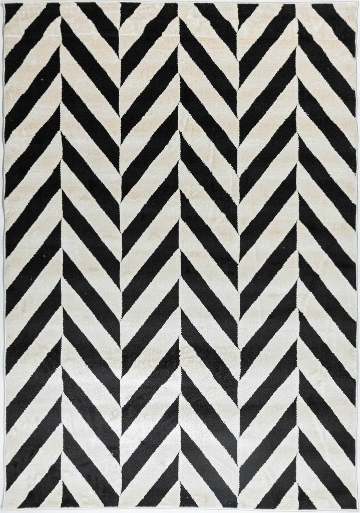 OPTIKA T9053 CREMA NEGRO 160*230 TAPETE - LN26