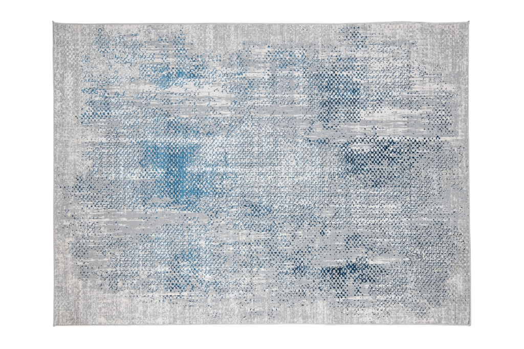 DENIZ U7014 GRIS CREMA AZUL 60x90cm TAPETE - LN26  