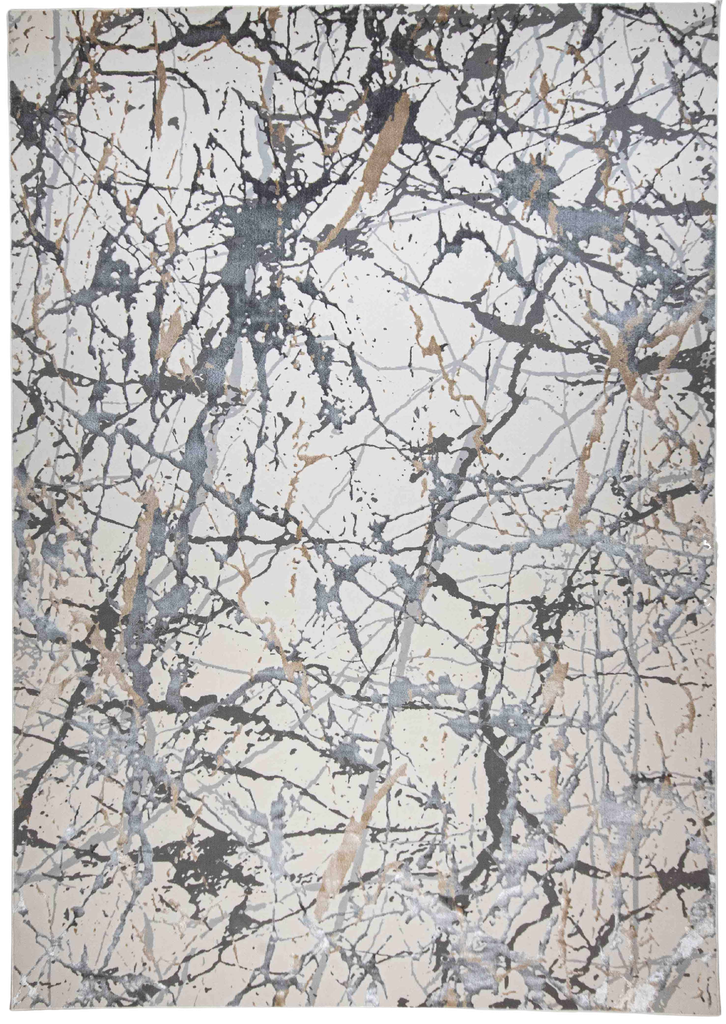 FATIMA T2323 GRIS CREMA 60x90cm TAPETE - LN26