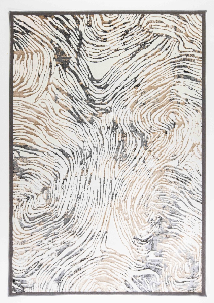 FATIMA T2337 GRIS CREMA 60x90cm TAPETE - LN26