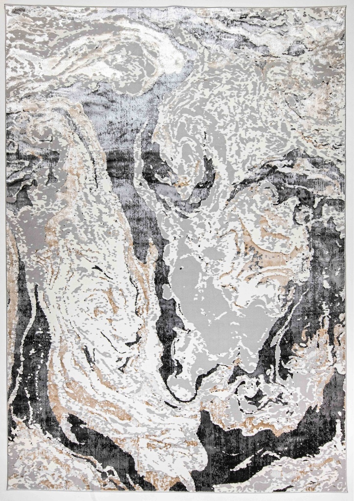 FATIMA T2338 GRIS CREMA 60x90cm TAPETE - LN26