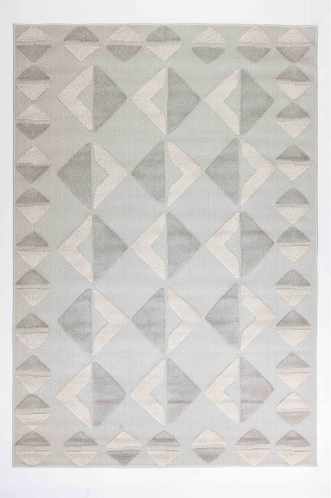 FORZA T2367 CREMA GRIS 240x330cm TAPETE PARA EXTERIOR - LN26 