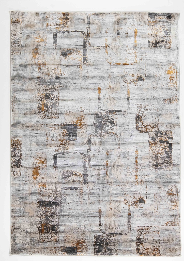 HADIM T2360 GRIS GRIS ORO 240x330cm TAPETE - LN26- Quedan pocos