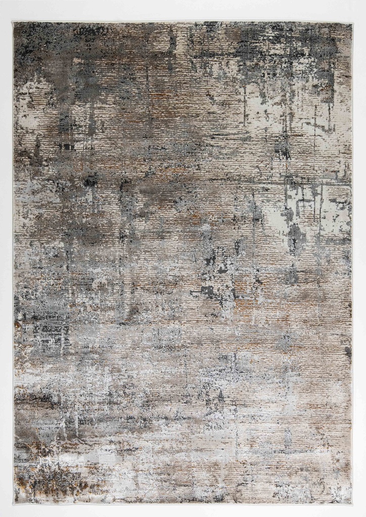HADIM T2365 GRIS GRIS ORO 60x90cm TAPETE - LN26