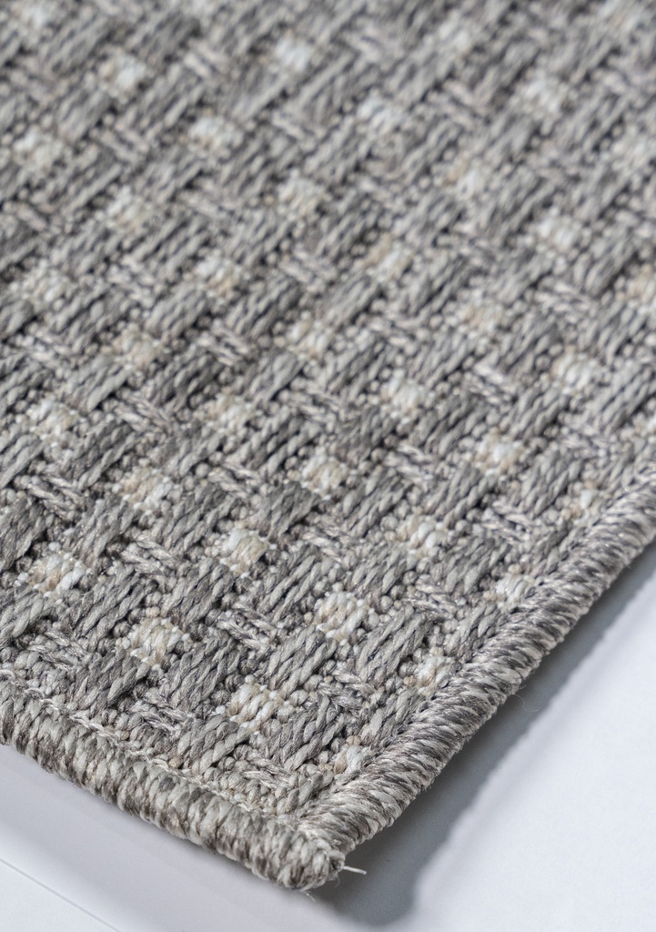 ISIS E1002 CAFÉ/ BEIGE 200 DIA TAPETE PARA EXTERIOR - LN26- Quedan pocos
