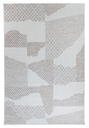 NUBIA E1005 BEIGE/ CAFÉ 300x400cm TAPETE PARA EXTERIOR - LN26