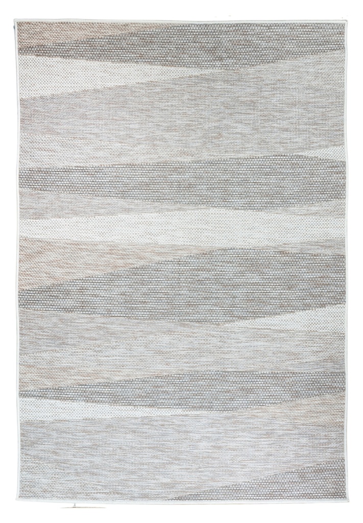 NUBIA E1009 BEIGE/ CAFÉ 300x400cm TAPETE PARA EXTERIOR - LN26