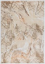 PIAVE U8008 BEIGE ORO CAFE 60x90cm TAPETE - LN26