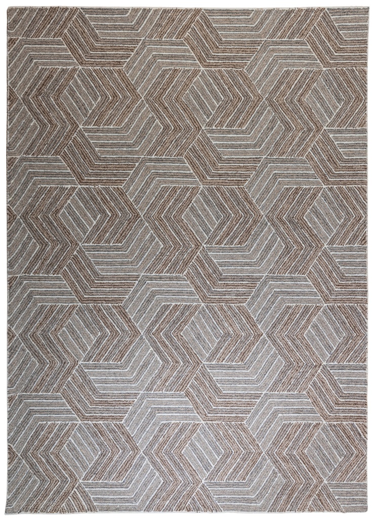 SACHIN N2005 GRIS BEIGE 160*230 TAPETE - LN26