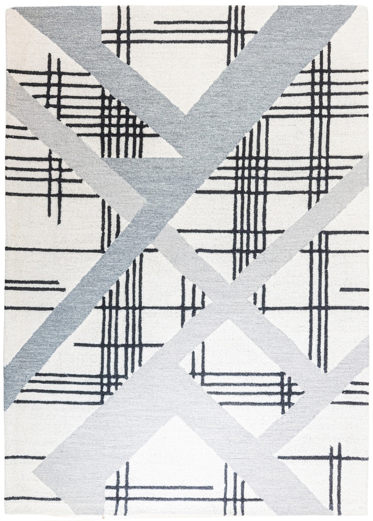 SACHIN N2007 GRIS GRIS 240x330cm TAPETE - LN26