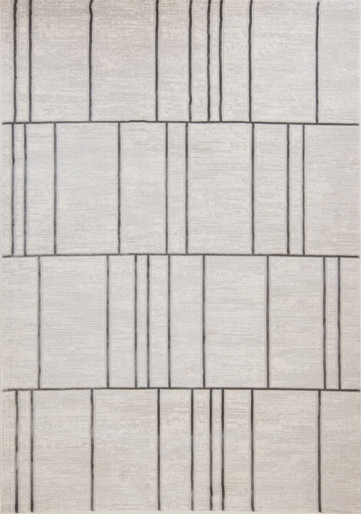VELEKA U6039 CREMA ORO GRIS 160x230cm TAPETE - LN26