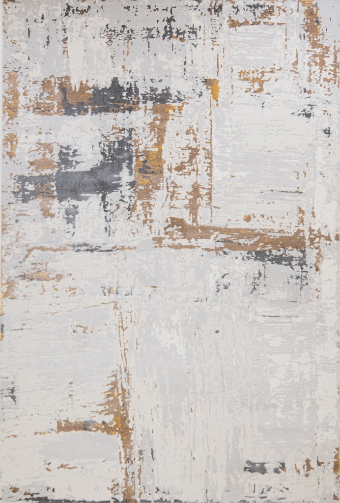 VELEKA U6040 CREMA ORO GRIS 240x330cm TAPETE - LN26