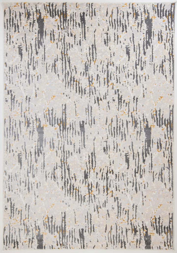 VELEKA U6043 CREMA ORO GRIS 160x230cm TAPETE - LN25