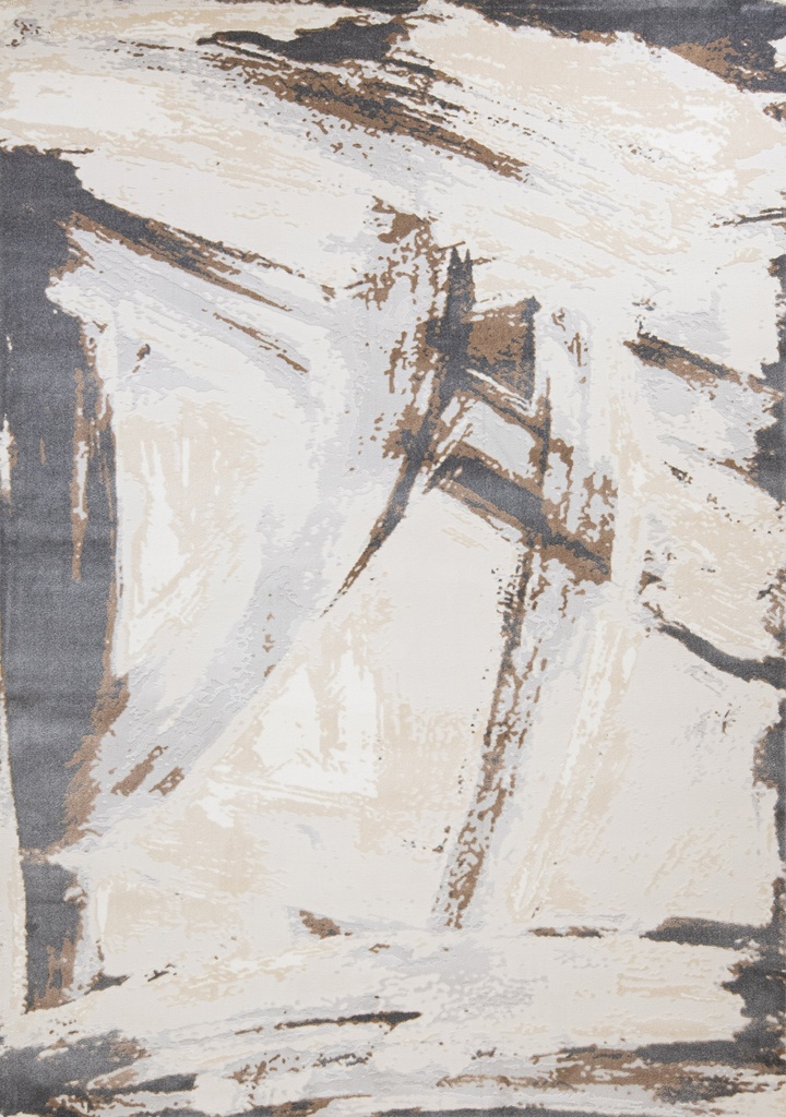 VELEKA U6044 CREMA ORO GRIS 240x330cm TAPETE - LN26