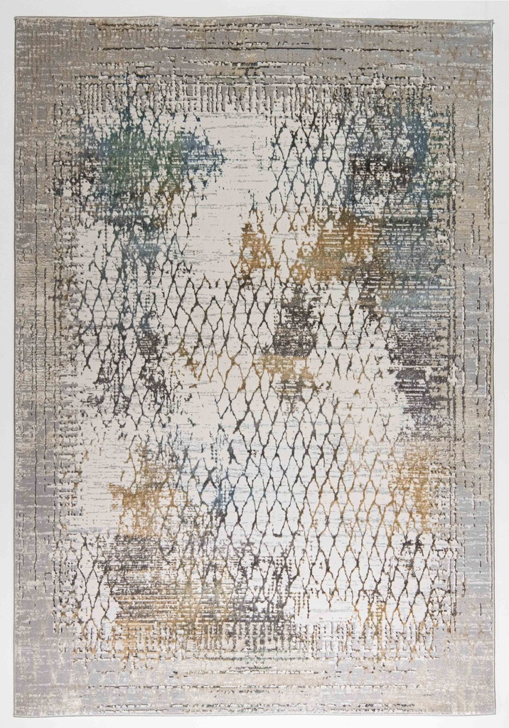 ZARIA T2198 GRIS CREMA 240*340 TAPETE - LN25