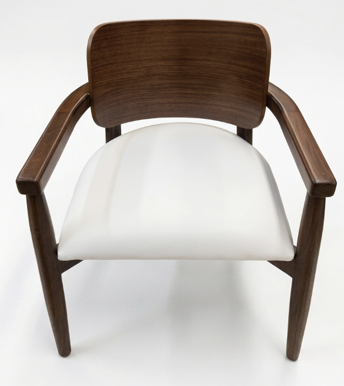 MALLORCA SILLA RESPALDO MADERA tapiz en tela g1 - Y26