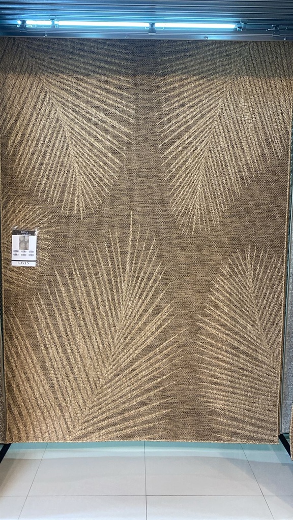 BIGA R3002 BEIGE CAFÉ 160*230 TAPETE PARA EXTERIOR - LN26